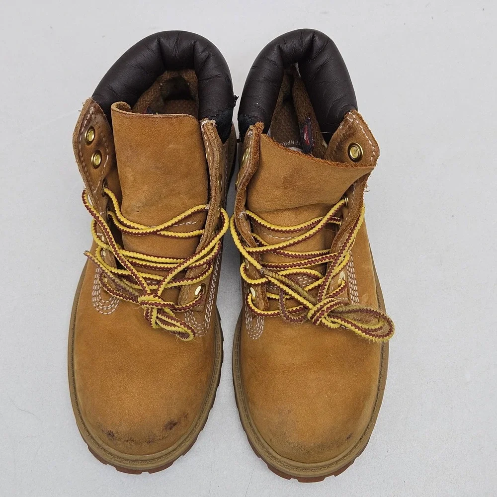 Timberland 12809 Toddler 12M Wheat Nubuck Leather 6 Inch Premium Waterproof Boot